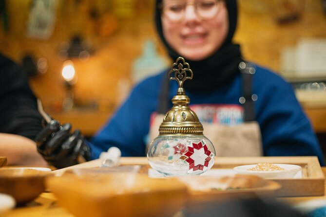Istanbul Turkish Mosaic Lamp Workshop in Old Town - All Included - What You Do in Class: Coffee, History, Then Tiles