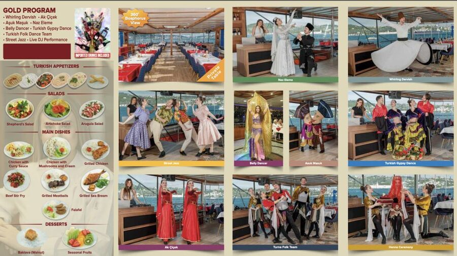 Istanbul: Turkish Night on the Bosphorus Dinner Cruise - Getting the best Bosphorus views without guessing