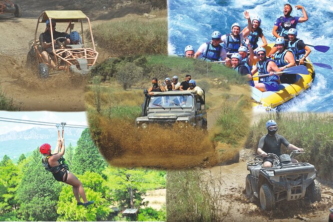 Jeep, Buggy, Rafting and Zipline Tour in Antalya - Key highlights to know before you go