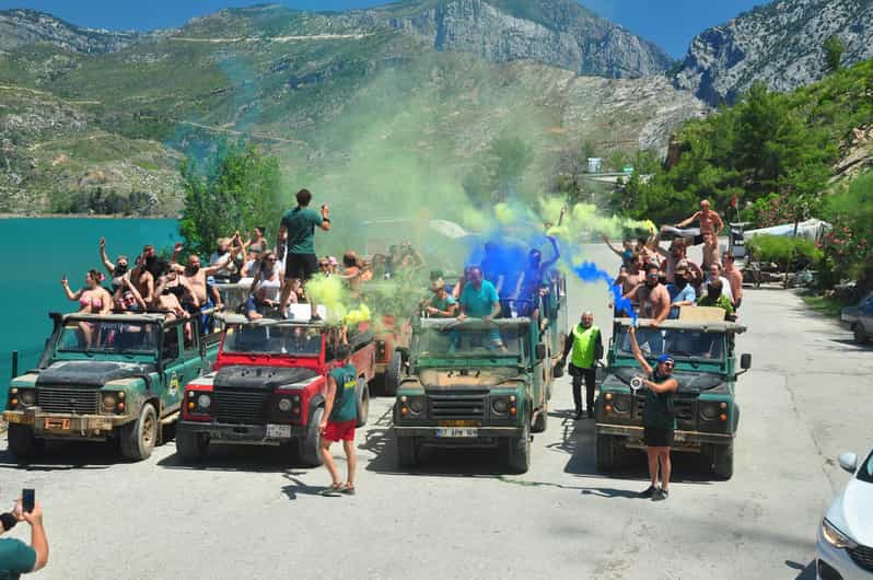 Jeep Safari-Lunch-Boat-Canyon-Waterfall-Foam,Water Party - A Jeep Party Day Around Side, Green Canyon, and Manavgat