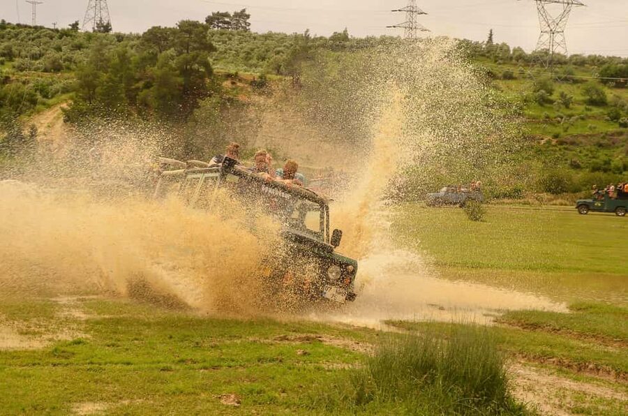 Jeep Safari-Lunch-Boat-Canyon-Waterfall-Foam,Water Party - Green Lake Lunch at Oymapınar, and How to Plan for the Rest of the Day