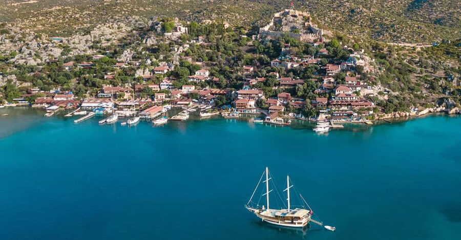 Kas: (Small Group) Day Trip to Kekova Island, Demre & Myra - Burç Bay springs, Gökkaya Bay water time, and Pirates Cave