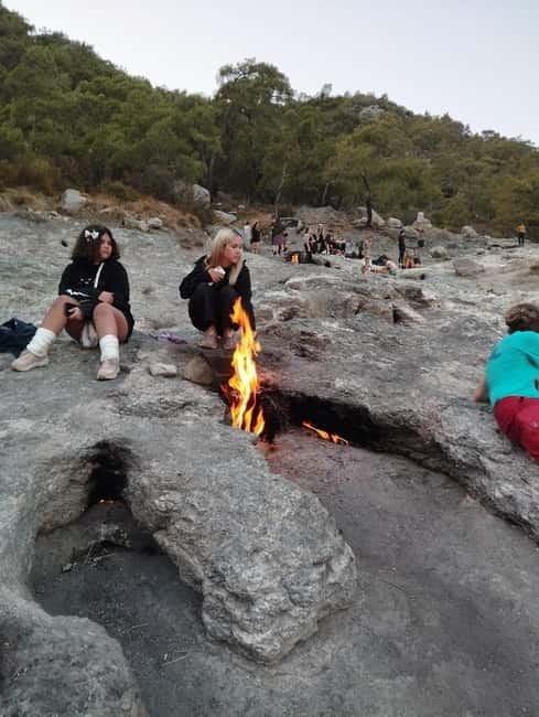 Kemer: Jeep Safari to Olympos Beach & the Flames of Chimaera - Ulupınar dinner: grilled fish or chicken, drinks, and staying on schedule