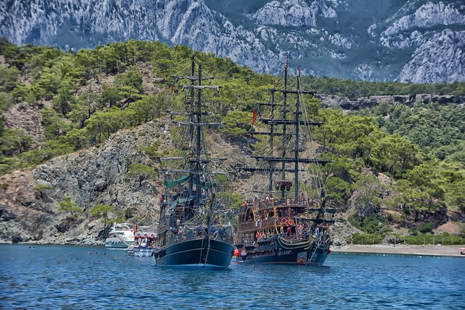 Kemer Pirate Boat Trip with Free Transfer from Antalya - On Board Experience: Lunch, Swimming, Foam Fun, and Clean Facilities