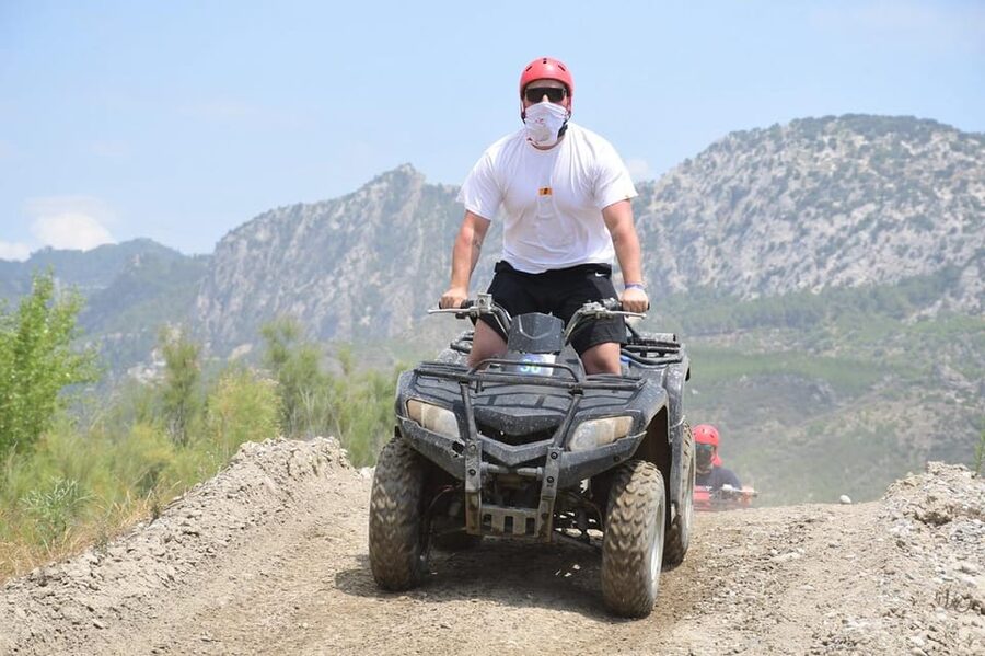 Kemer: Quad Safari Experience - What’s included for $33: helmet, guiding, and real value