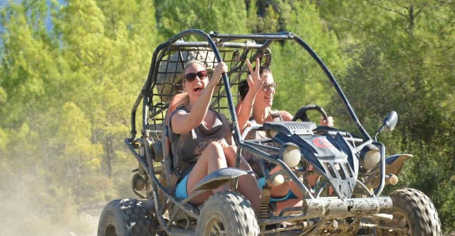 Kusadasi: Buggy Safari Experience with Hotel Pickup - The big finish at Pamucak Beach, plus the swimsuit decision