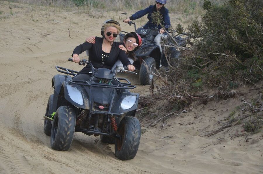 Kusadasi: Guided Quad Biking Tour - From hotel pickup to test ride in the forest camp