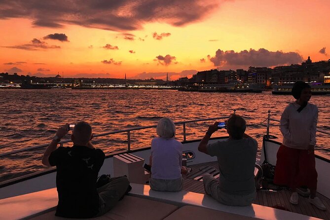 Luxury Sunset Yacht Cruise on the Bosphorus – Refresh & Relax - Bridges and Palaces: The Bosphorus Bridge Lights and the Fatih Sultan Mehmet Bridge