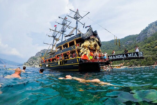 Marmaris All Inclusive Pirate Boat Trip With BBQ Lunch - Turunc town stop and the Monday market option