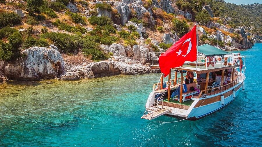 Marmaris Boat Trip Lunch & Unlimited Soft & Alcoholic Drinks - Turunc Village 1.5 Hours, Shopping Break With a Slower Coast