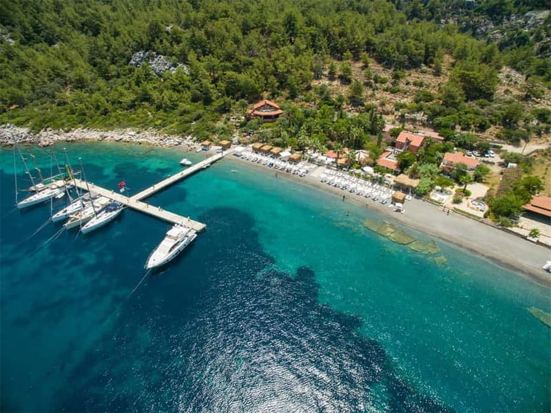 Marmaris: Boat Trip w/Lunch, Transfer & Unlimited Drinks - More swim stops: Kumluk Bay and Amos Bay