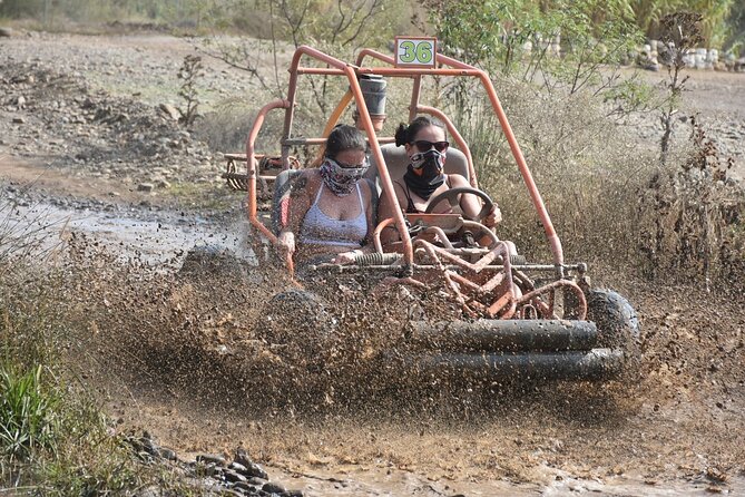 Marmaris Buggy Adventure & Water Battle with Pick up - Gear and Clothing: Helmets Included, But Dust Glasses Help