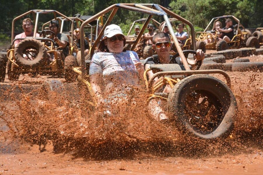 Marmaris: Buggy Safari with Water Fight & Transfer - Hisarönü break and scenic stretch: bike tour plus views