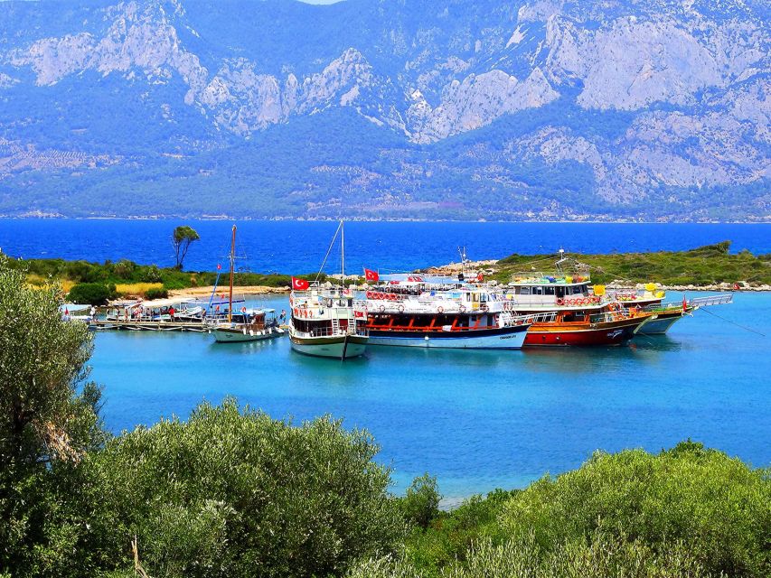 Marmaris: Cleopatra Island Boat Trip with Lunch and Transfer - First Swim Stop: Fine Sand Bay in Ince Kum National Park