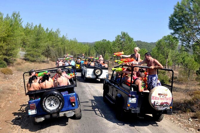 Marmaris Jeep Safari Tour With Waterfall and Water Fights - Water-fight strategy: join in, hydrate, and protect what matters