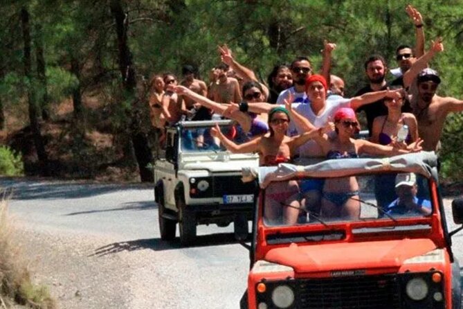 Marmaris Jeep Safari Tour With Waterfall and Water Fights - Comfort break stop: showers, toilets, and a small pool reset
