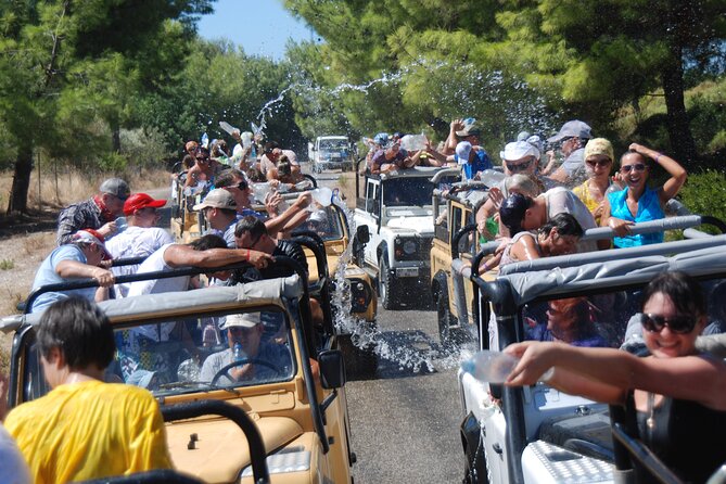 Marmaris Jeep Safari Tour With Waterfall and Water Fights - Jesus Beach and the walk on the seabed: what you do there