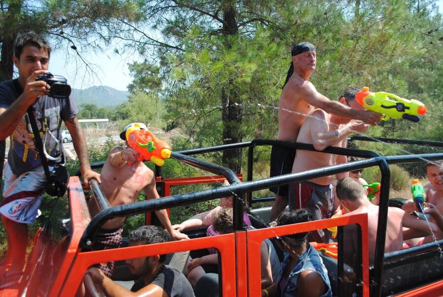 Marmaris Jeep Safari Water Fight, Colour and Foam Party - Key highlights worth planning for