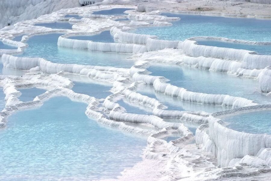 Marmaris: Pamukkale, Hot Spring, Travertines Tour with Lunch - Hierapolis Ancient City: Theater, Museum, Necropolis, and Saint Philippe