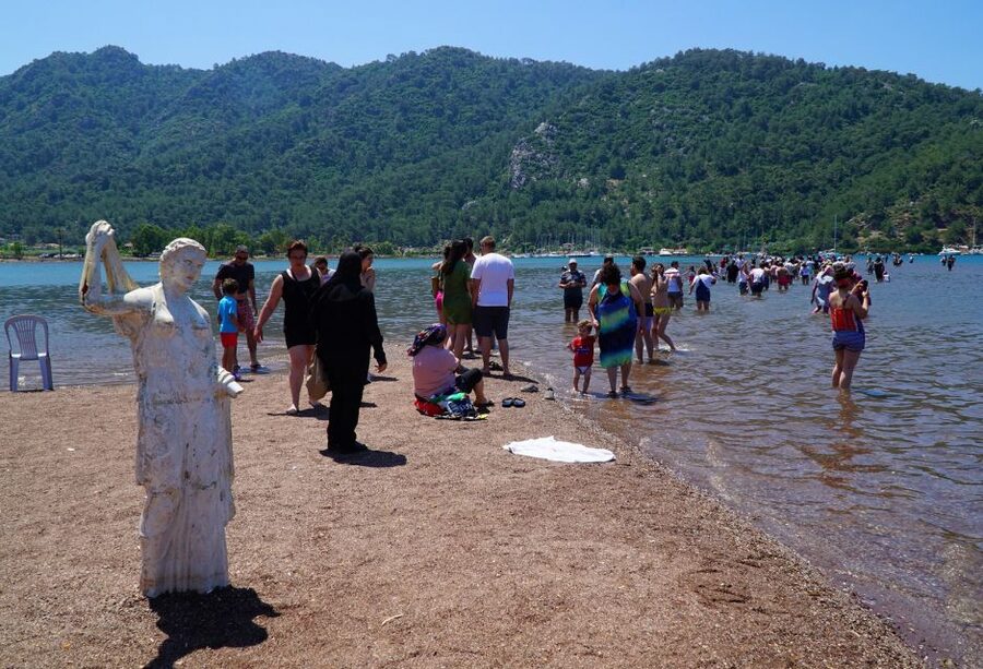 Marmaris Village Tour, Turgut Waterfalls and Mermaid Sand - Waterfall Time Near Turgut, Lush Views With Uneven Steps