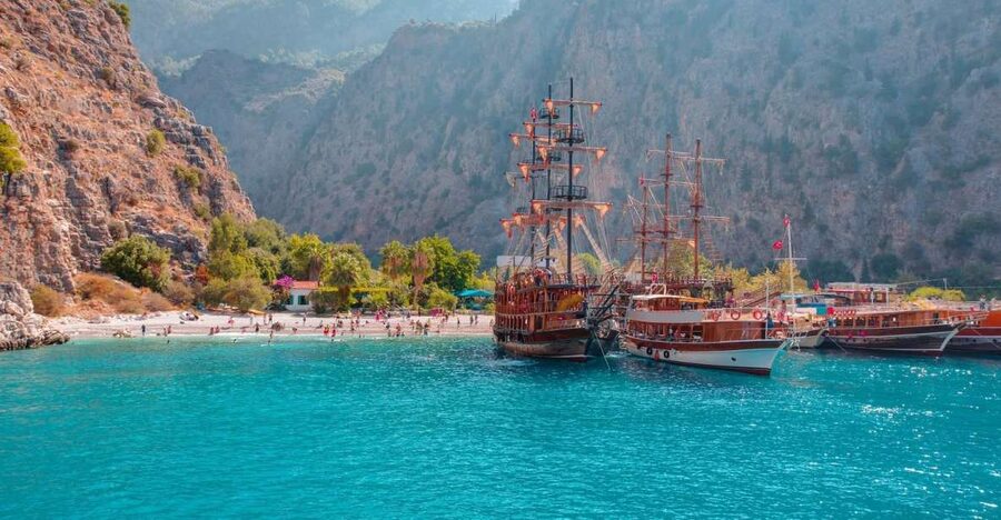 Oludeniz: Butterfly Valley, St. Nicholas Island incl. Lunch - St Nicholas Island Churches: Ruins Plus Views