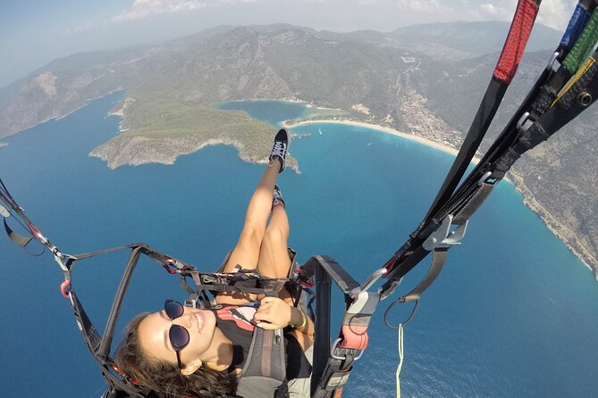 Oludeniz Paragliding Fethiye Turkey, Additional Features - Stops on land: Blue Lagoon and Butterfly Valley time