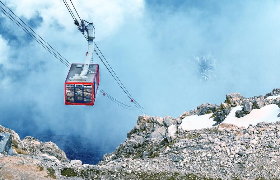 Olympos Teleferik Tahtalı Mountain Cable Car Ticket - Getting to the base station: pine trees, Beydaglari scenery, and a tricky stretch