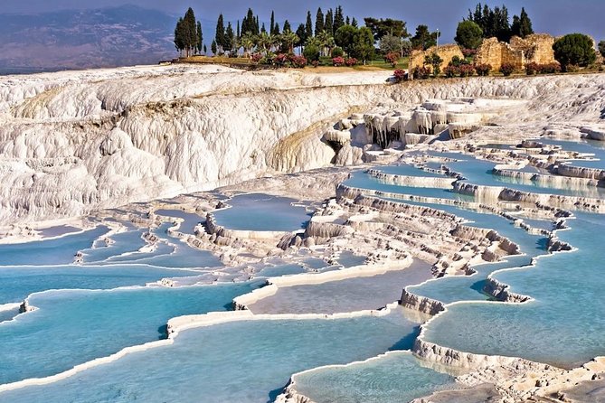 Pamukkale, Cleopatra’s pool, Hieropolis from Antalya with lunch - Hierapolis open-air museum and Pamukkale travertines: where the time really matters