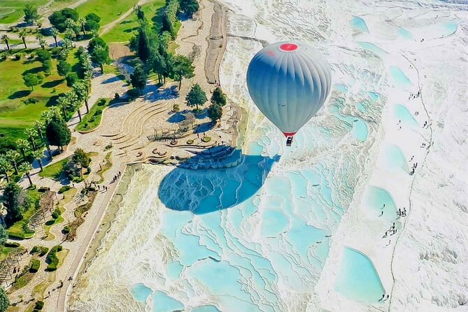 Pamukkale : Hot Air Balloon Sunrise Flight w/Transfer - Preflight balloon prep, from cold-air inflate to hot-air lift