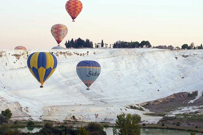 Pamukkale Hot Air Balloon w/Flight Certificates,Champagne Toast & Hotel Transfer - The Comfort Package Basket Size, and What You Gain