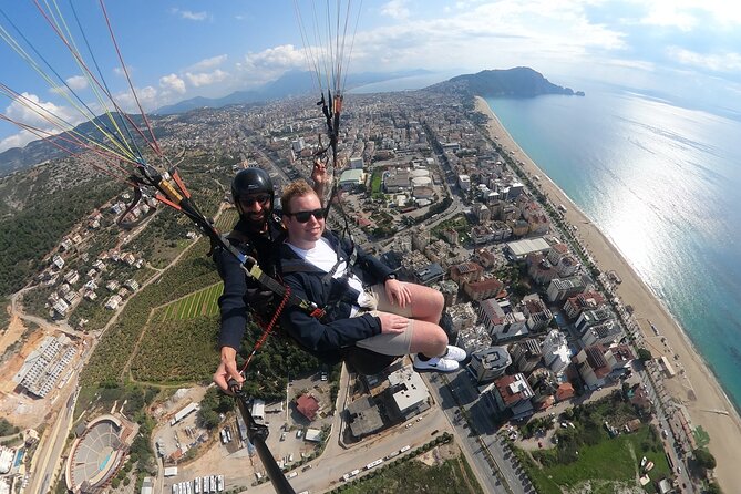 Paragliding Alanya Antalya Turkey - Getting Geared Up on Mt. Alanya