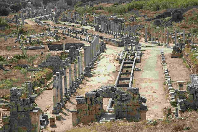 Perge Aspendos Aquaduct Side with Waterfall - Getting Rolling at 8:00, Pickup, and Transport Reality