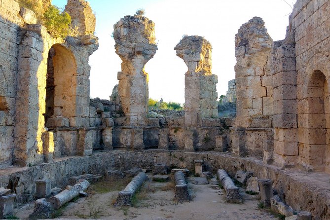 Perge Aspendos Side and Manavgat Waterfall Tour - Aspendos Theater: the Roman stage you can still picture from far away
