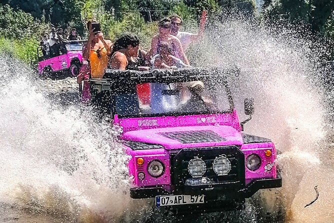 PINK JEEP TOUR - Alanya Jeep Safari - When You Want a View, a Swim Option, and a Cave, This Fits