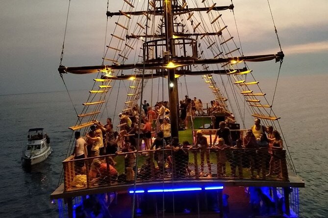 Pirate Boat Tour With Foam Party in Alanya - Drinks, photos, and other add-ons you should expect
