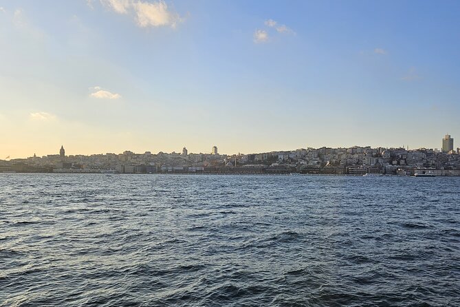 Princes Islands Blue Journey from Old City Istanbul - Sailing Under Galata Bridge, Then Looking Up at Galata Tower