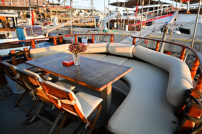 Private VIP Gulet Boat Tour With Lunch in Bodrum For 6 Hour - Karaada (Black Island): the first swim in a calmer bay