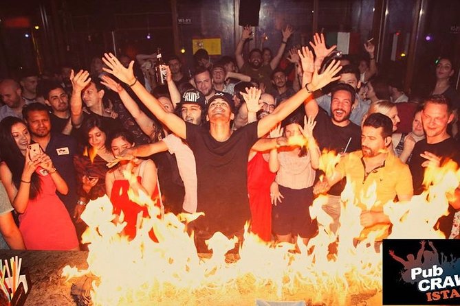 Pub Crawl Istanbul / Rooftop Clubs & Party Bus - How the Night Route Works: From FredBar in Asmalı Mescit to Nevizade