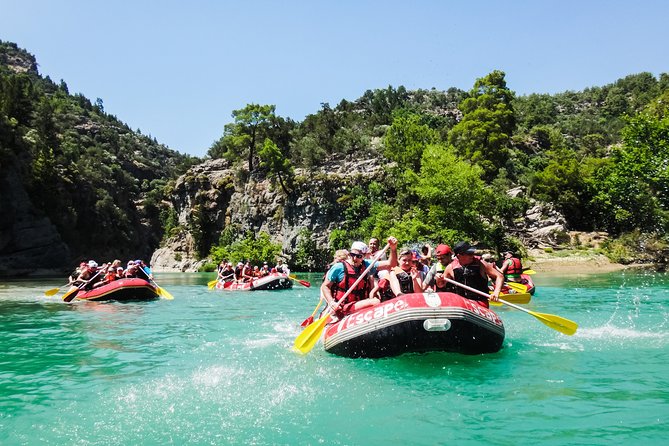 Rafting at Koprulu Canyon with Zipline Incl. Lunch f/Antalya - Rafting on the river: fun runs, water fights, and real teamwork