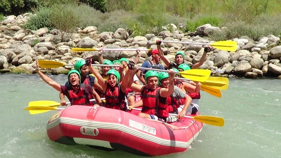 Rafting, Canyoning & Zipline, : 3-in-1 Adrenaline Tour - Rafting Köprüçay: level 3 waves, about 14 km of motion