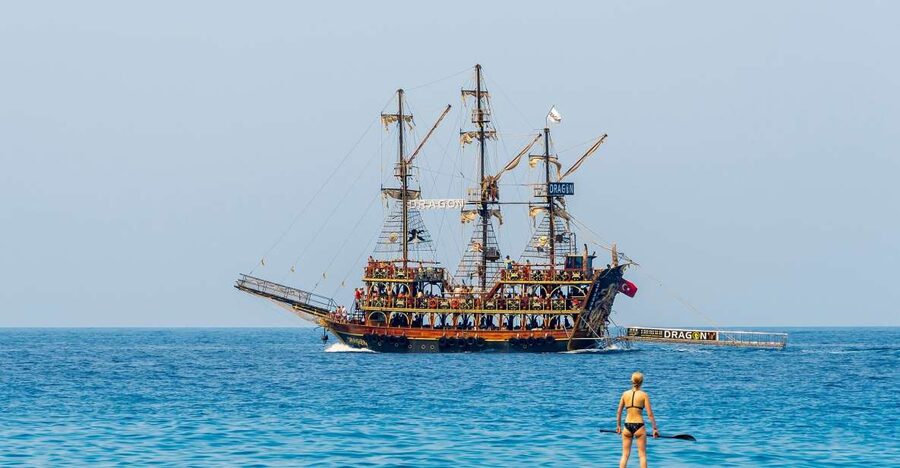 Red Dragon Pirate Boat Trip & Lunch - Phaselis Break, What You Can Expect to See