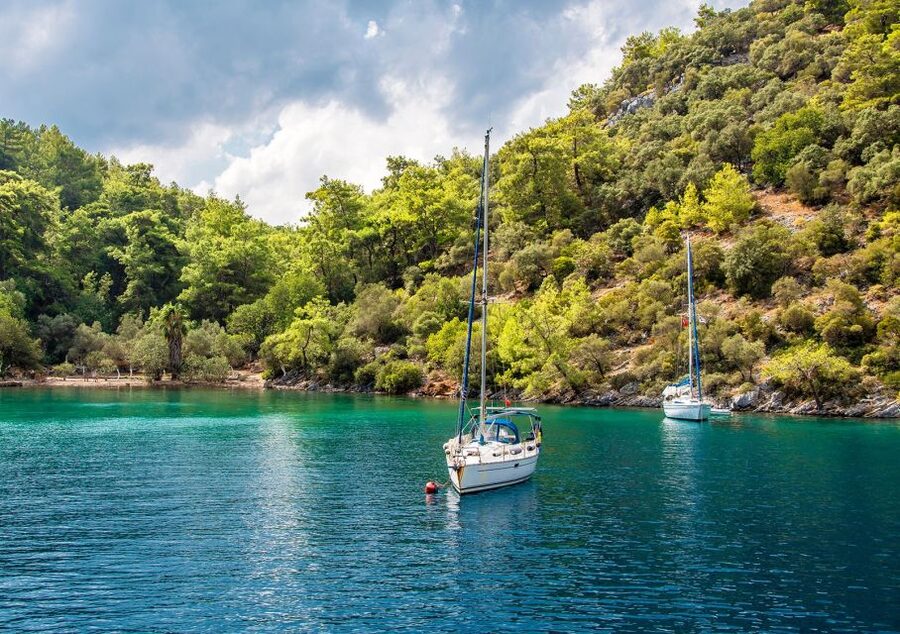 Sarigerme: 12 Islands Boat Trip with Lunch and Transfer - Cleopatra Bath: Ruins, a Hammam, and the Marc Antony Connection