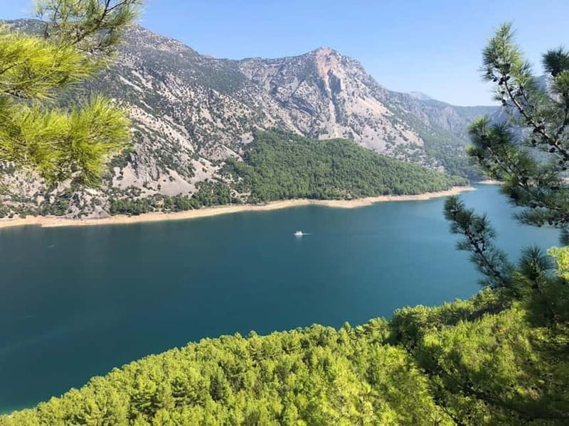 Side, Alanya: Green Canyon Boat, Waterfall&Orchards Mix Tour - First Stop: Manavgat Waterfall From an Open-Top Bus Window