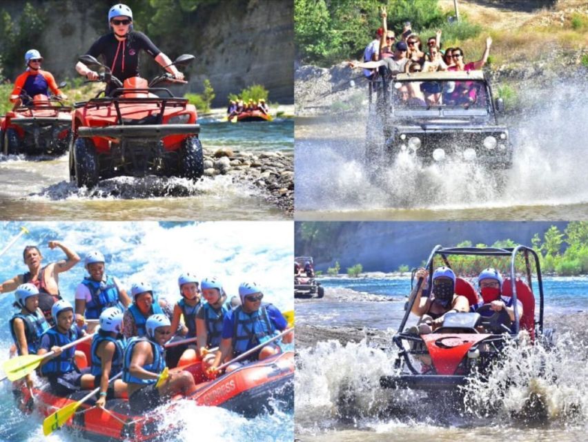 Side/Antalya: Jeep, Buggy, Rafting & Zipline Tour with lunch - Safety briefings and pro gear, the stuff that keeps it smooth