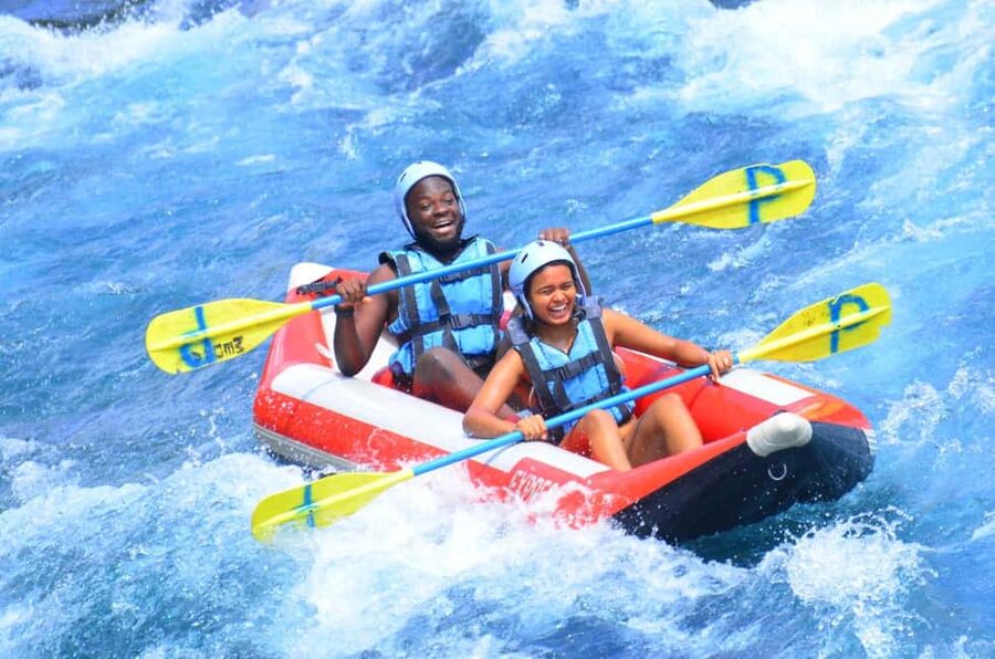 Side/Antalya: Jeep, Buggy, Rafting & Zipline Tour with lunch - Rafting on the Köprülü route: rapids, calm water, and enough play time