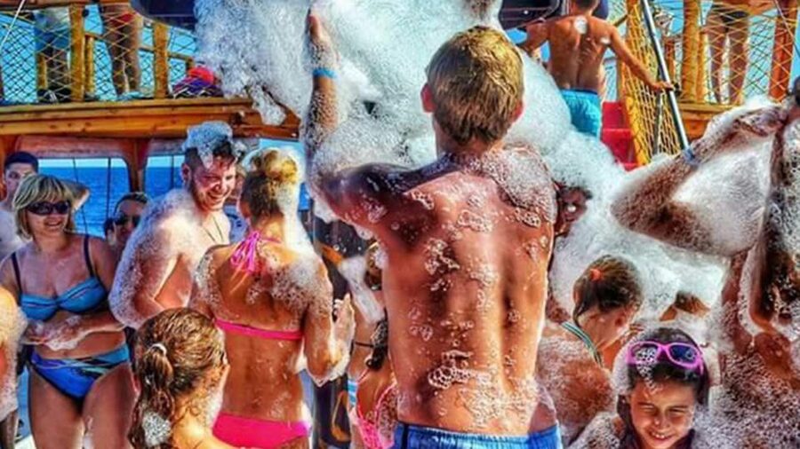Side: Dolphin Island Boat Tour w/ Lunch & Foam Party - Manavgat River and Manavgat Bosphorus, where the water changes character
