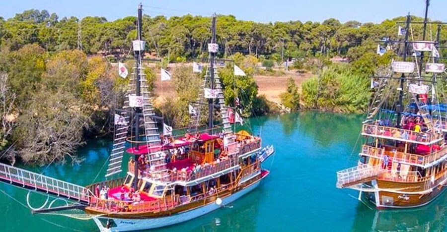 Side: Full-Day Boat Tour with Swimming, Lunch & Foam Party - Pirate-Themed Entertainment, Animations, and the Foam Party Moment