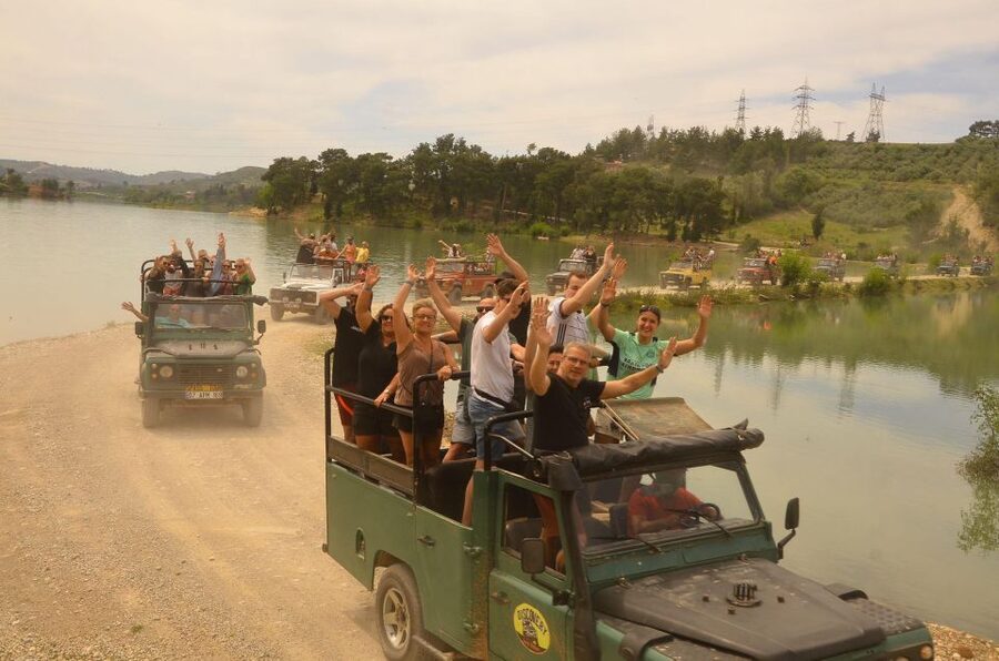 Side: Green Canyon and Waterfall Jeep Safari with Lunch - Taurus Mountains off-road, Roman Aqueducts, and the first big views