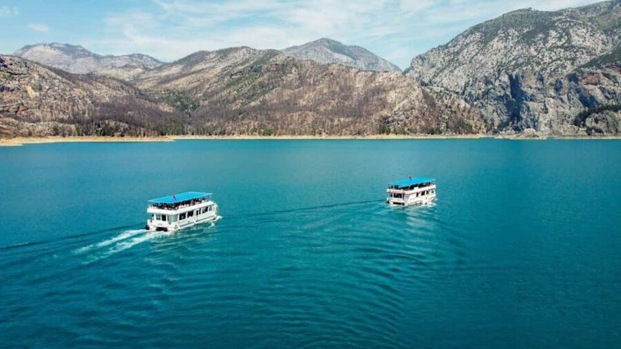 Side: Guided Tour and Electric Catamaran Cruise, Waterfall - Side and Manavgat Day Trip: a tight 8-hour hit of nature, food, and religion