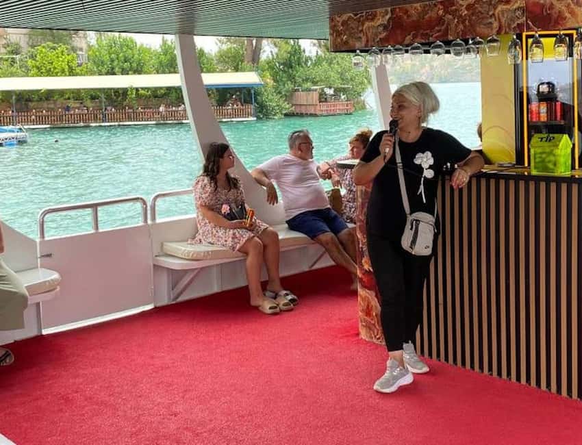 Side: Guided Tour and Electric Catamaran Cruise, Waterfall - Manavgat Waterfall and the orange groves: what you are really going for